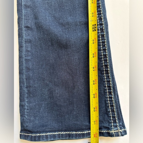 Rock Revival Blue Straight Leg Women's Jazlyn Jeans Mid Rise Sz 25 - Picture 12 of 14